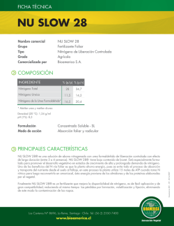 NU SLOW 28 - bioamerica