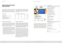 Training Programmes - Centro Nacional de Investigaciones