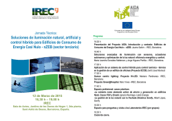 Soluciones de iluminaci&oacute;n natural, artificial y control h&iacute;brido para