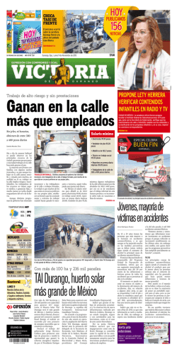 m&aacute;s que empleados - Peri&oacute;dico Victoria