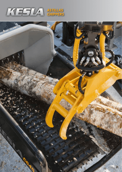 Folleto de astilladoras KESLA