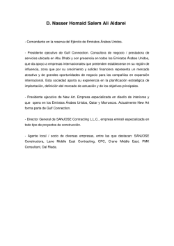 CV D. Nasser Homaid Salem Ali Aldarei