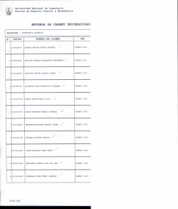 entrega de carnet universitari - Universidad Nacional de Ingenier&iacute;a