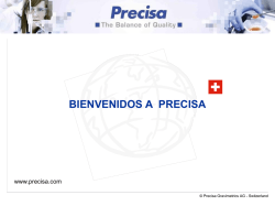 Precisa Gravimetrics AG - Company Profile