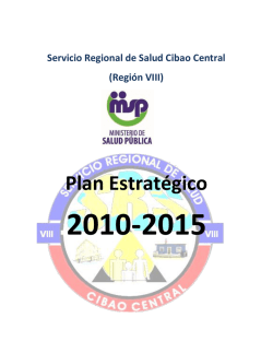Plan Estrat&eacute;gico - Servicio Regional de Salud Cibao Central