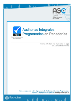 AIP _ Manual Panaderias - Agencia Gubernamental de Control