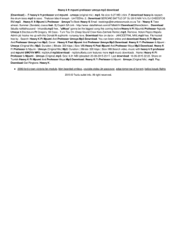 Heavy k ft mpumi professor umoya mp3