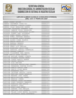 lista de alumnos elegibles consejeros internos
