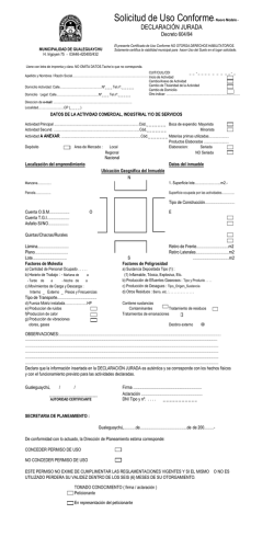 Descargar Formulario de Uso Conforme - CUC