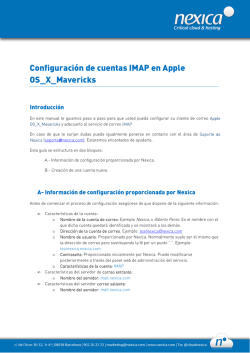 Configuraci&oacute;n de cuentas IMAP en Apple OS_X_Mavericks