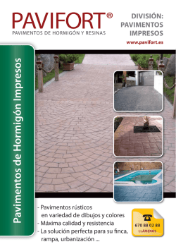 Pavimentos de Hormig&oacute;n Impresos