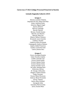 Curso Ley 27.063 C&oacute;digo Procesal Penal de la Naci&oacute;n Listado
