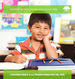 contribuyendo a la transformaci&oacute;n del pa&iacute;s informe de