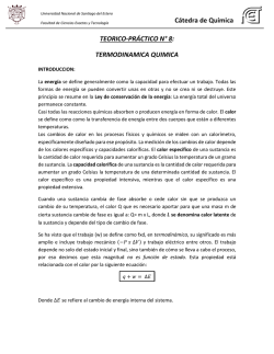 TERMODINAMICA QUIMICA - Universidad Nacional de Santiago