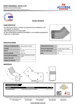 4K-DCOD151545 - Codo Universal 15x15 a 45 grados