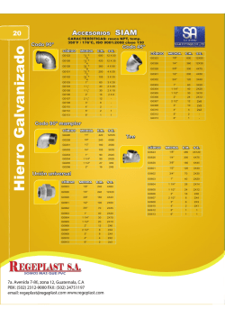 Codo 90&deg; Codo 90&deg; mamplor Uni&oacute;n universal Tee Codo