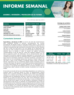 Comentario Semanal