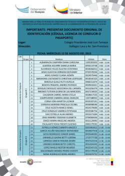 Asistente de Jefatura - Daule