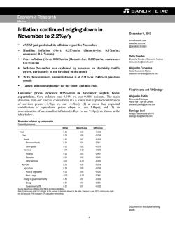Inflation continued edging down in November to 2.2%y/y
