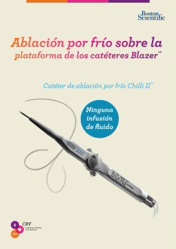 Ablaci&oacute;n por fr&iacute;o sobre la