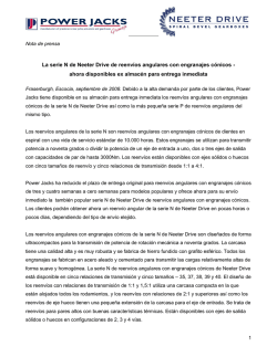 informaci&oacute;n - power jacks