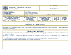 Variable Compleja - Unidad Acad&eacute;mica de Matem&aacute;ticas