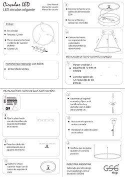 manual circular colgante
