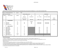 Tarifario Exportaci&oacute;n