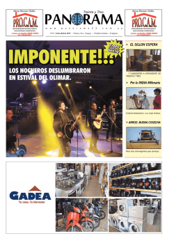 los nocheros deslumbraron en estival del olimar.