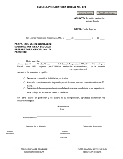 ESCUELA PREPARATORIA OFICIAL No. 174