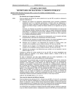 Resoluci&oacute;n Miscel&aacute;nea Fiscal para 2016 DOF 23122015