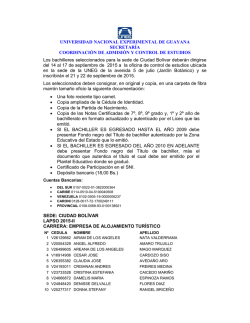 UNIVERSIDAD NACIONAL EXPERIMENTAL DE GUAYANA