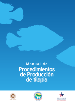 Procedimientos de Producci&oacute;n de tilapia