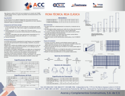 ficha t&eacute;cnica: reja cl&aacute;sica