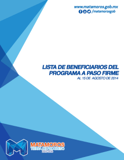 Untitled - Portal de Transparencia del Municipio de Matamoros.