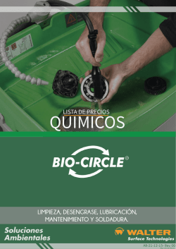 Lista Qu&iacute;micos