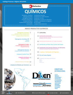 QU&Iacute;MICOS - Ba&ntilde;ados