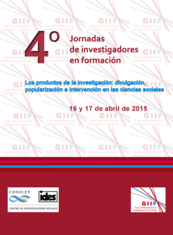 Programa - Grupo Interdisciplinario de Investigadores en Formaci&oacute;n