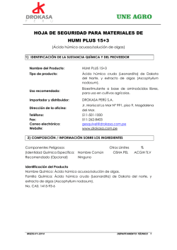 MATERIAL SAFETY DATA SHEET
