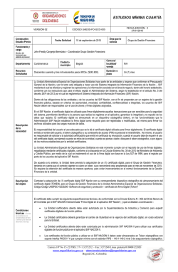 N&uacute;mero de solicitud de CDP asociada