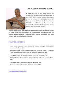 LUIS ALBERTO MURGAS GUERRA - Cultura y Patrimonio de Becerril