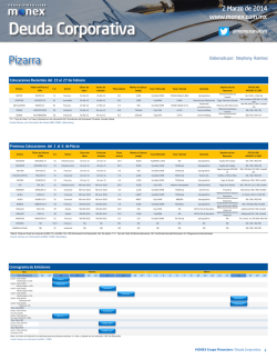 Deuda Corporativa - MONEX Grupo Financiero
