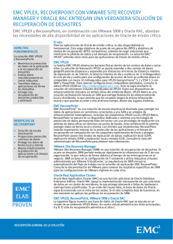 emc vplex, recoverpoint con vmware site