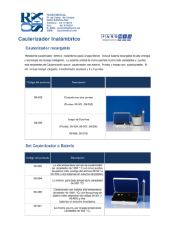 Cauterizador inal&aacute;mbrico - gestfacpro v2.0 | rosex medical
