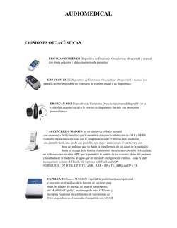 GUIA RESUMIDA AUDIOMEDICAL 2015