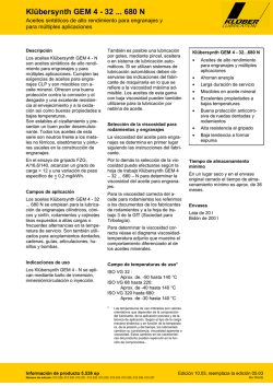 klubersynth gem - lubritecnia.com