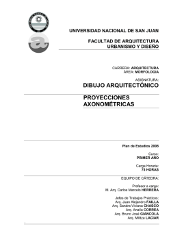 APUNTE Proyecciones Axonom&eacute;tricas