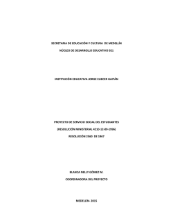 Proyecto de Servicio Social Ampliar