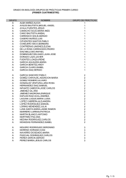 Primero (1er cuatrimestre)
