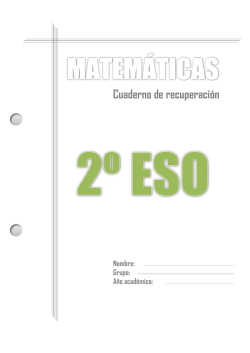Cuaderno de recuperaci&oacute;n
